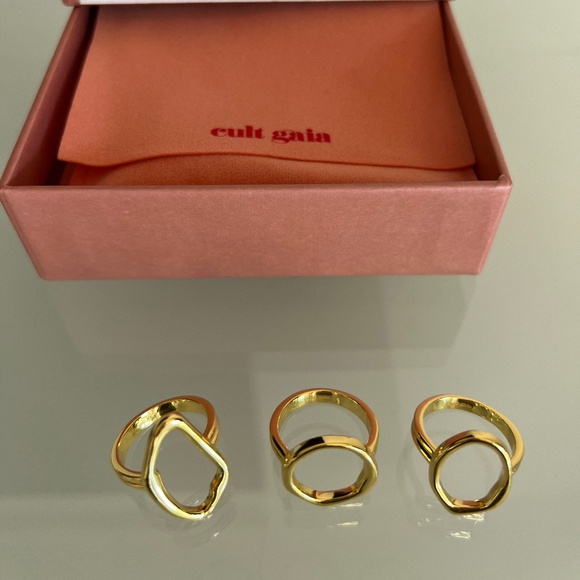 cult gaia Jewelry - CULT GAIA Anya Gold Ring Set